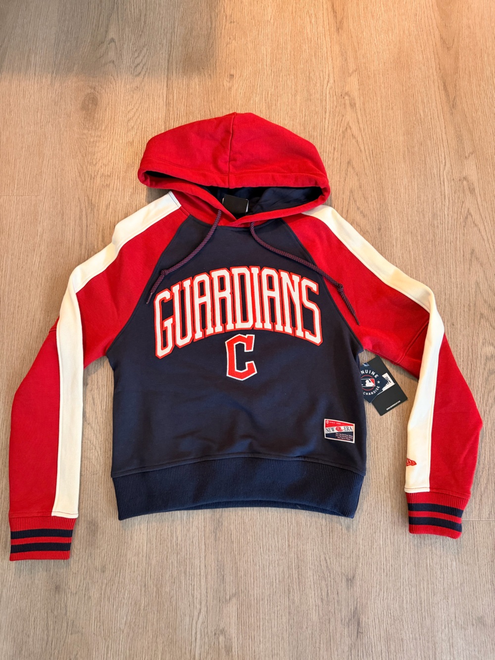 Guardians Colorblock Pullover Hoodie - Navy, Red & Cream